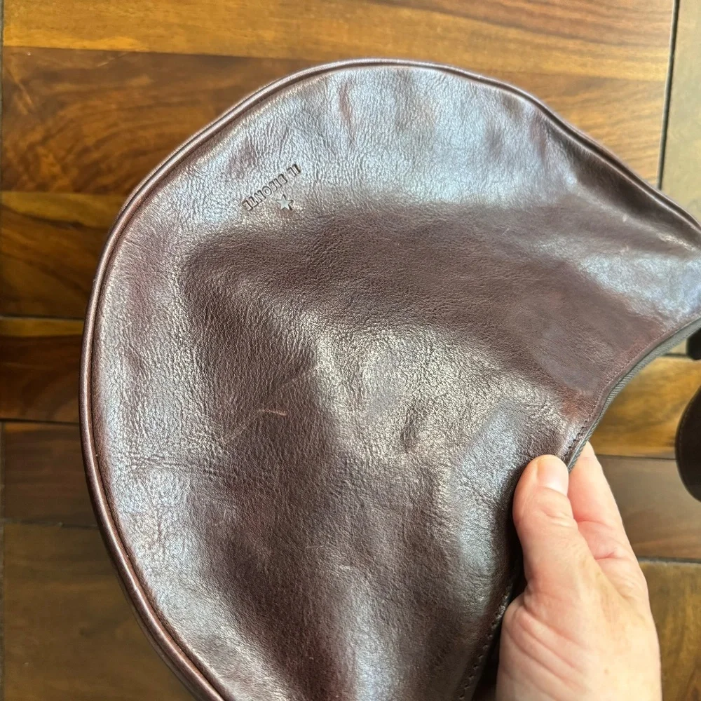 Il Bisonte Oliveta Leather Hobo Bag Caffe - Picture 11 of 14